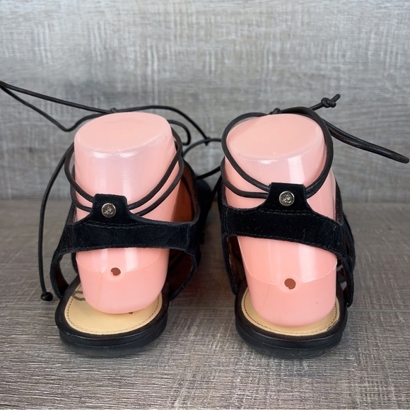 Sam Edelman sz 8.5 Boyden black suede strappy sandals - Picture 6 of 13